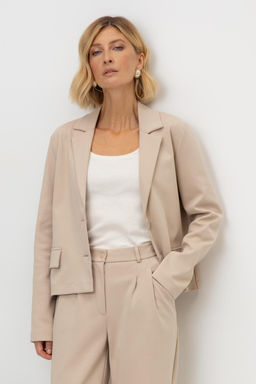 ЕВТ 3248/темно-бежевый жакет жен