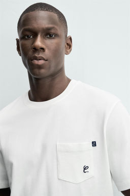 CAMISETA BOXY FIT TEXTO CAPRI / Blanco roto - Zara фото 5