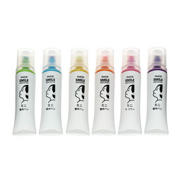 Набор маркеров-текстовыделителей 6 штук/6 цветов, Тюбики, скошенных