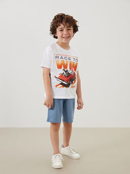 Hot Wheels Lisansl? Erkek Bebek Ti??rt ve ?ort 2li