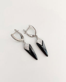 Серьги с керамикой