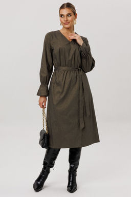 Платье ANELLI 1745 золотые струны  фото 5