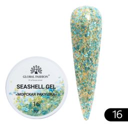 Гель для ногтей SEASHELL GEL морская ракушка 5 гр, 16 - Global fashion фото 2