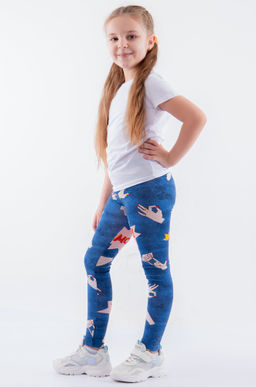 Лосины с лайкрой для девочки LE&LO