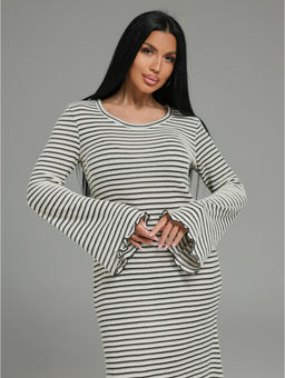 Амелия платье женское (бело-черный) - Lovetex фото 2