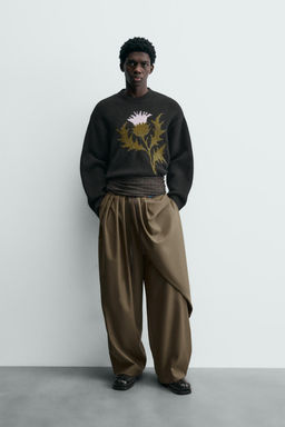 LIMITED EDITION JACQUARD THISTLE JUMPER