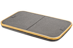 Корзина для белья 54*33*59 см 105 л с 2 отделениями и с 2 крышками, серая - Elan gallery фото 7