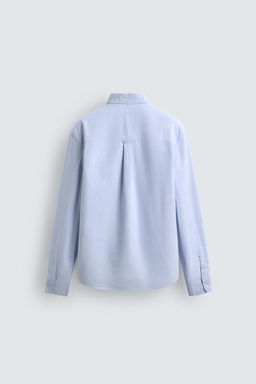 TEXTURED OXFORD SHIRT - Zara фото 18