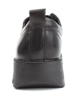 03-DYL101-1 BLACK Полуботинки женские (натуральная кожа)