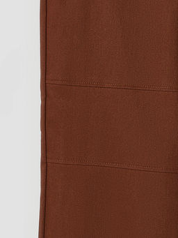 Брюки для мальчиков коричневые прямого кроя - Mark formelle фото 7