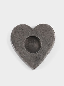 Подсвечник для чайной свечи Сердце, 11?12?2 см, алюминий