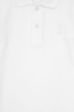 Белый базовый свитшот для мальчика - U.s. polo assn фото 4