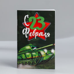 Блокнот А6, 32 л С 23 Февраля Набор из 4 шт в пакете - Artfox фото 7