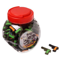 Цена за 140 шт. Ластик фигурный "Пистолет", МИКС