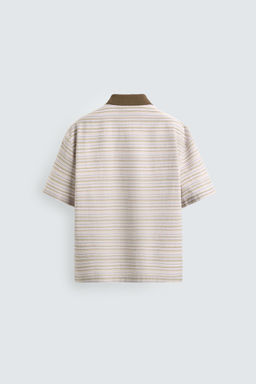 CAMISA POLO RELAXED FIT RAYAS / Lima - Zara фото 8