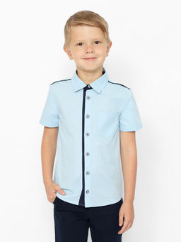 CRB wear/CWKB 63278-43 Рубашка для мальчика,голубой/Ex.Cherubino