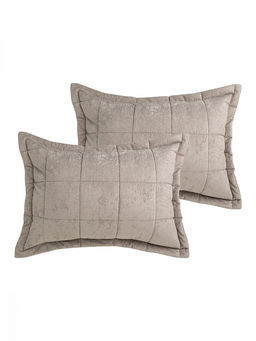 Наволочки декоративные вельвет 50x70 (2шт) серый