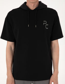 Siyah Comfort Fit Sweatshirt - Pierre cardin фото 6