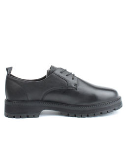 03-DYL124-1 BLACK Полуботинки женские (натуральная кожа) - Фабричный китай фото 9