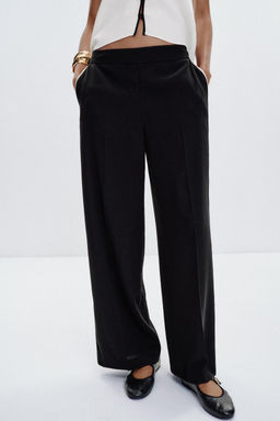 CONTRAST TRIM TROUSERS - Zara фото 16