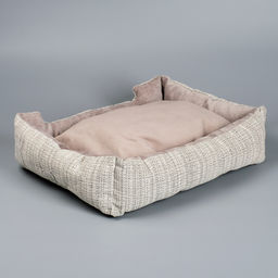 Лежанка-диван с двусторонней подушкой, 53 х 42 х 11 см, микс цветов - Пижон фото 6