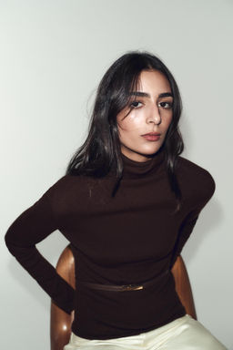 100% WOOL HIGH NECK JUMPER WITH BELT - Zara фото 11