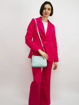 LACCOMA сумка Амелия-Ф826-голубой эко кожа хлопок