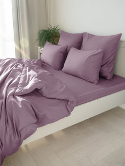 Наволочки сатин 70x70 (2шт) лиловый сатин - Denastia фото 7