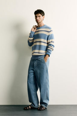 PANTAL?N CHINO DENIM STRAIGHT FIT / Azul claro