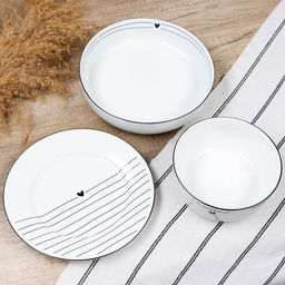 Тарелка суповая керамическая С любовью, 17.5?17.5?5.5 см, 500 мл, ручная работа