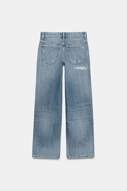 JEANS TRF RECTOS TIRO BAJO BRILLOS / Marino - Zara фото 5