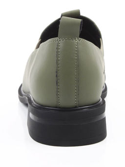 06-M47-18 GREEN Туфли женские (натуральная кожа)