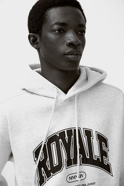 Sudadera con capucha y estampado Loose Fit - H&m фото 4