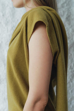 100% WOOL SCARF KNIT TOP - Zara фото 4