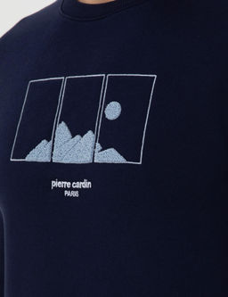 Lacivert Regular Fit Sweatshirt - Pierre cardin фото 7