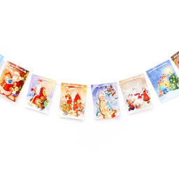 Новогодний набор «Флажки», 15 шт.