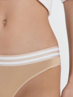 Цена за 2 штуки! Трусы женские слипы в бежевом цвете - Mark formelle фото 6