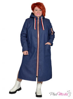 Пальто Модель №1771 размеры 44-84 - Plusmoda фото 20