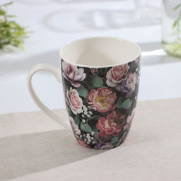 Кружка фарфоровая Доляна Душистые розы, 350 мл  фото 2