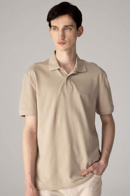 New Regular Fit K?sa Kollu Basic Duz Polo Tisort - Defacto фото 16