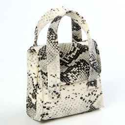 Сумка для кукол «Питон», цвет черно-белый