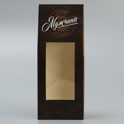 Цена за 5 шт. Коробка складная «Мужской графит», 5.7×14.5×3.5 см