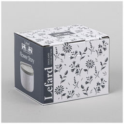 БАНКА LEFARD FLOWERS STORY С ДЕРЕВ. КРЫШКОЙ 11,5*10,5*9 СМ 450 МЛ  фото 2