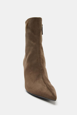 SOFT STILETTO HEEL ANKLE BOOTS - Zara фото 4