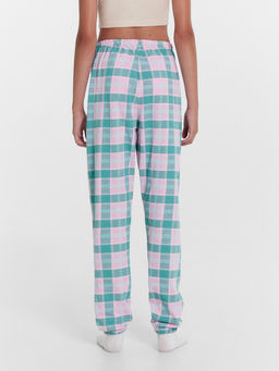 Комплект для девочек (джемпер, брюки) в бирюзовую клетку - Mark formelle фото 5