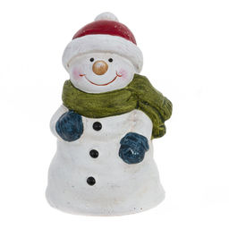 Фигурка декоративная "Снеговик" / "Пингвин" (блок 24шт), L3,5 W3 H6,5 см, 6в.