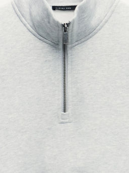 Толстовка из 100% хлопка на молнии / Zarina