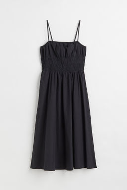 Vestido con cintura fruncida