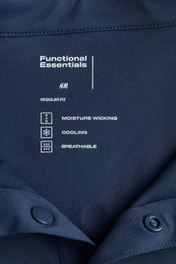 Cooling Regular Fit Polo shirt - H&m фото 5