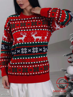 Свитер вязанный новогодний - Bruno фото 3